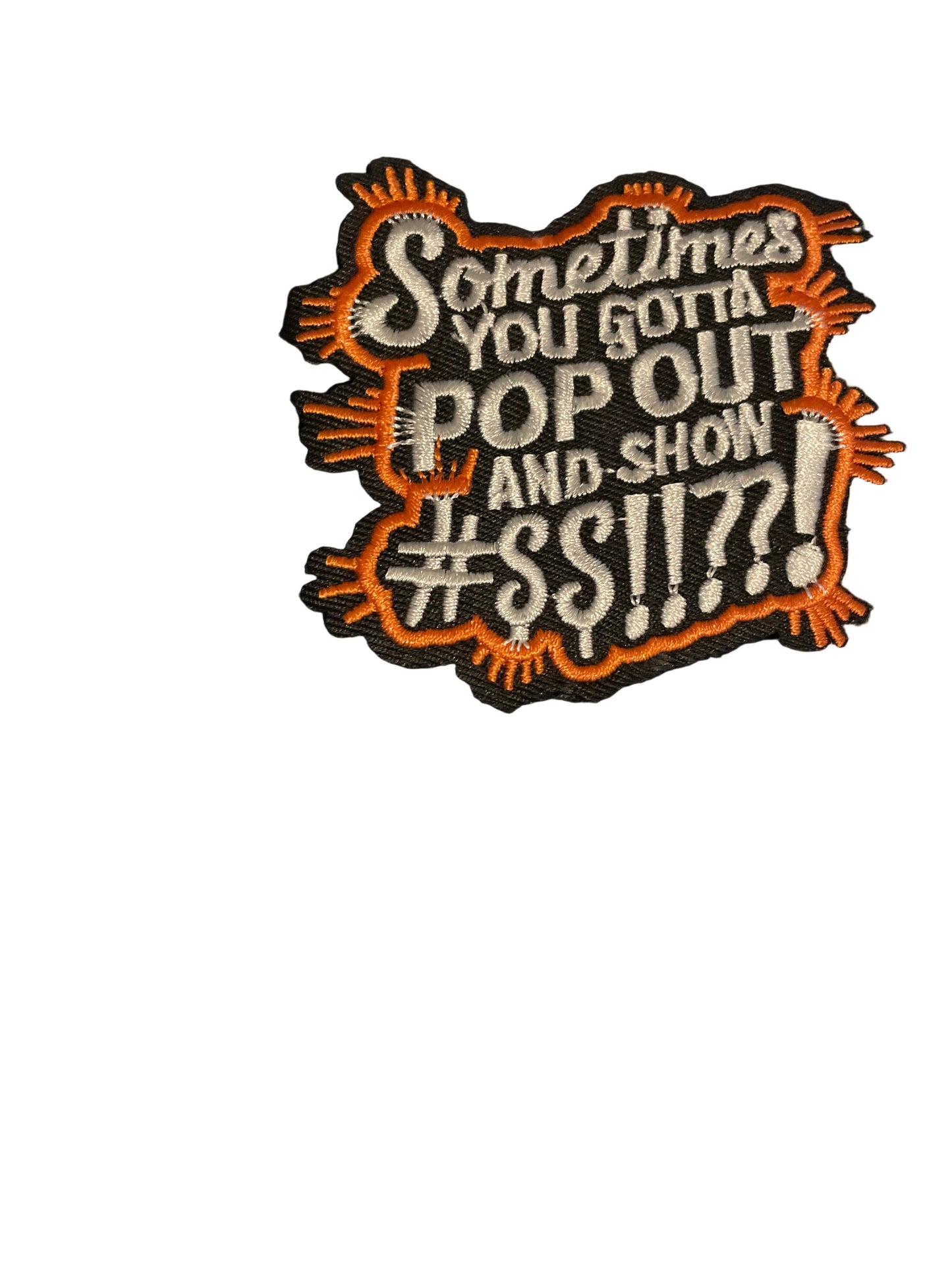 Pop out patch