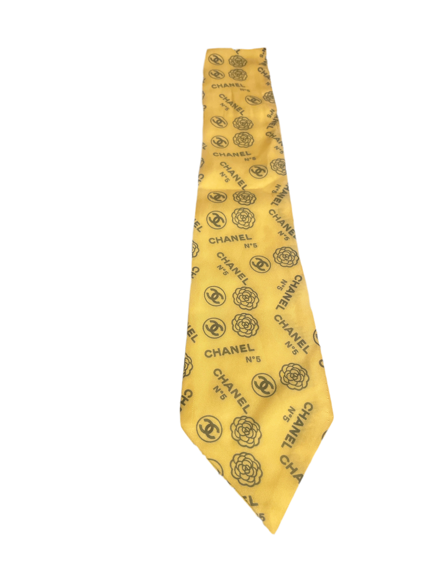 Cc flower necktie