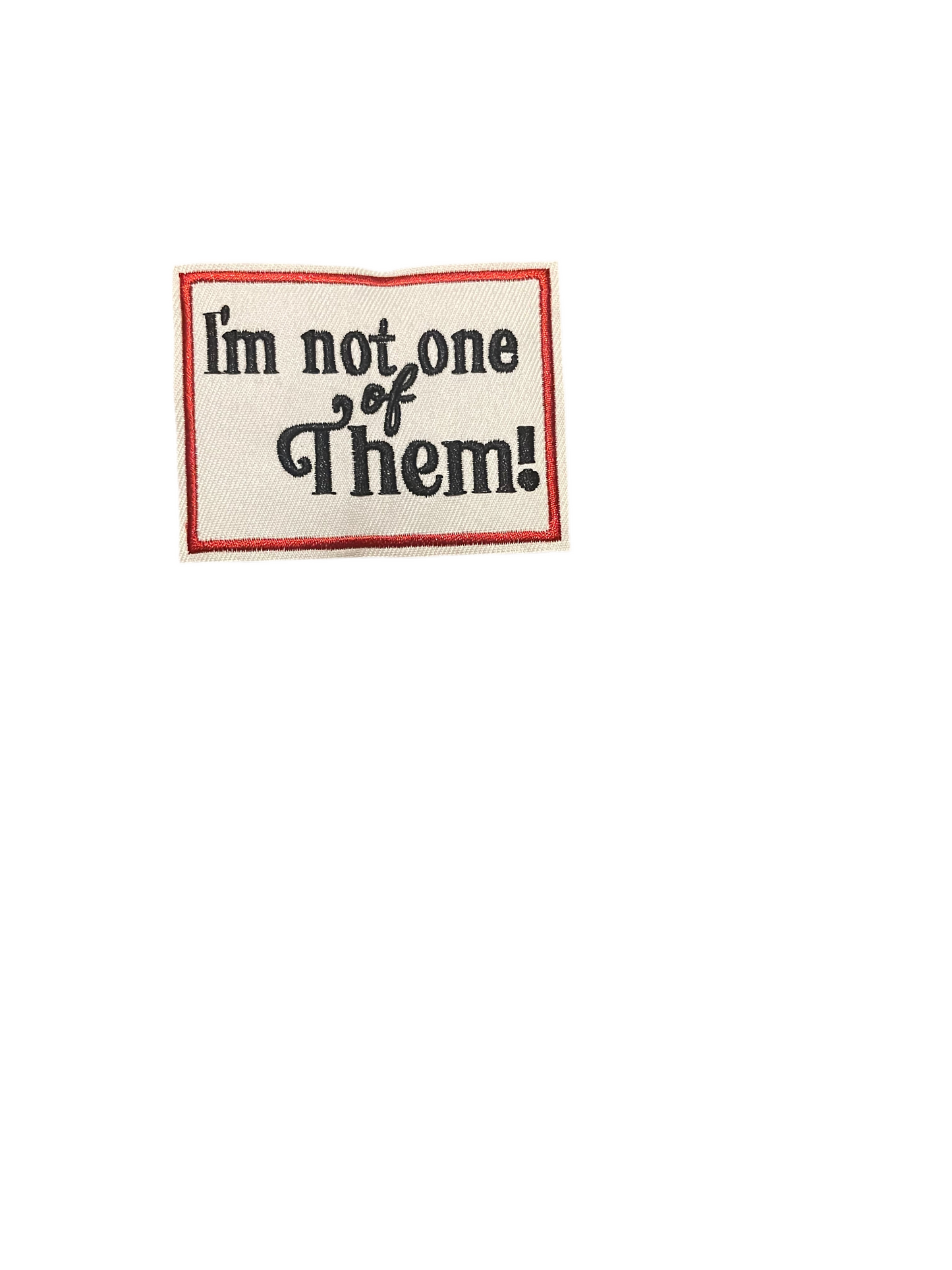 I’m not one of them patch
