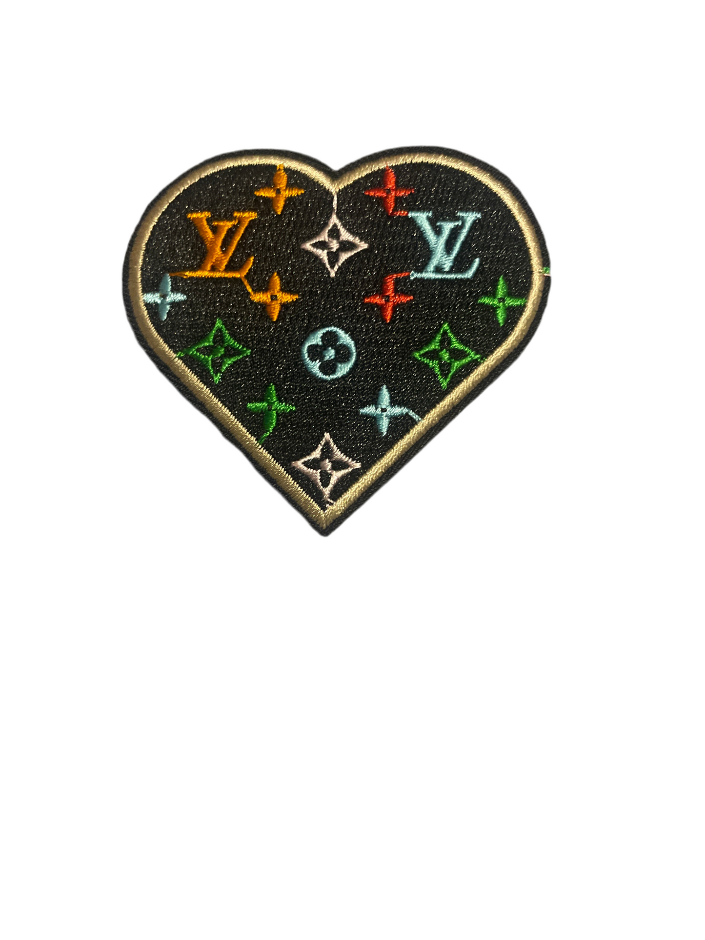 Black heart and bow