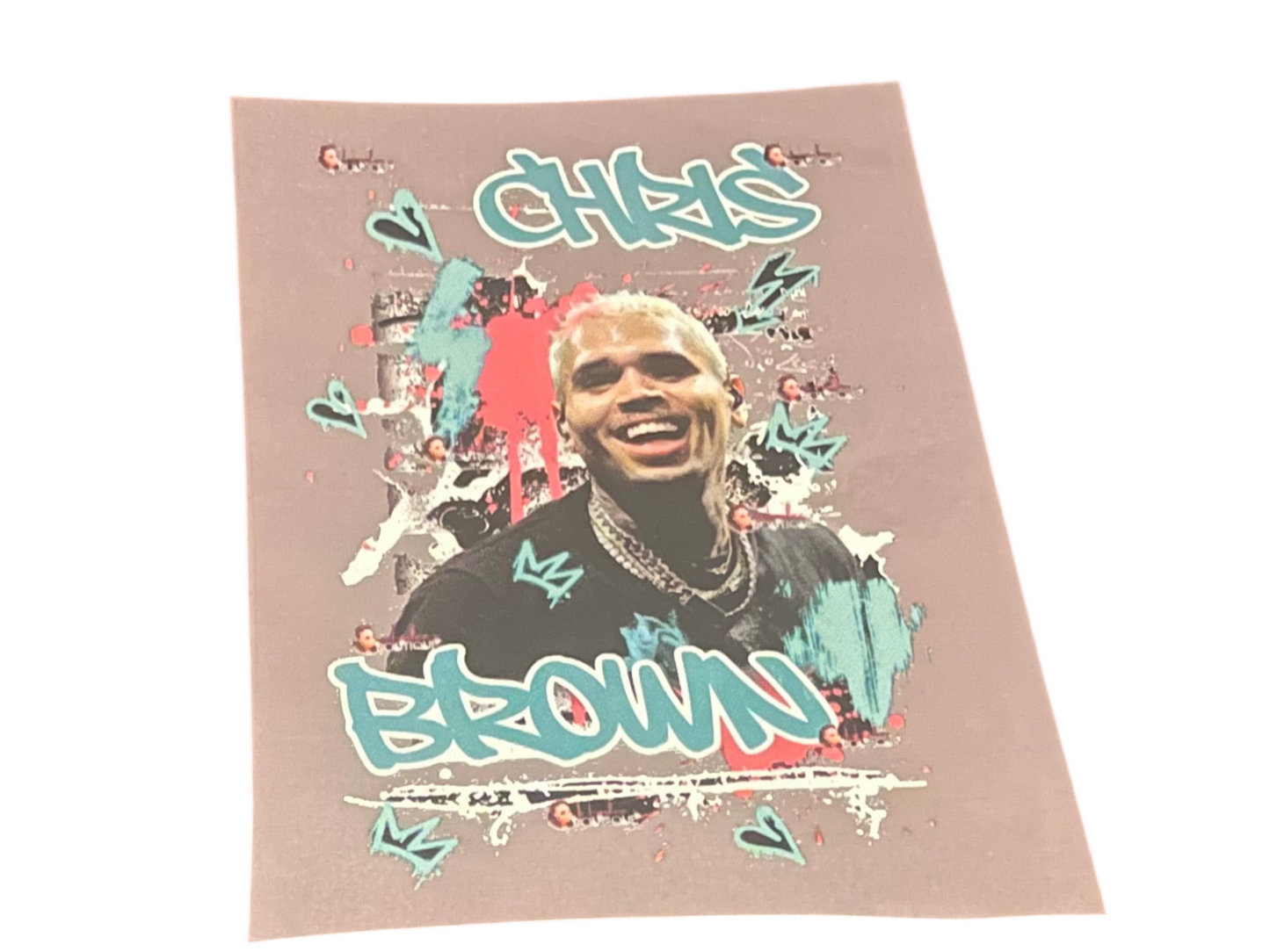 Chris Brown DTF small transfers