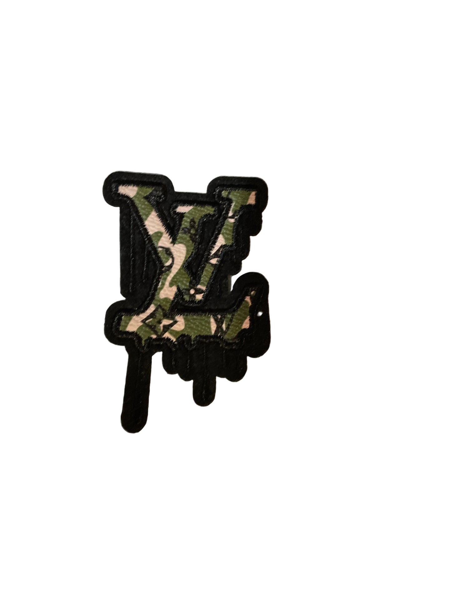 Faux leather shape patches