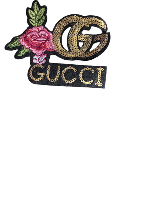 Shiny Gg word with rose