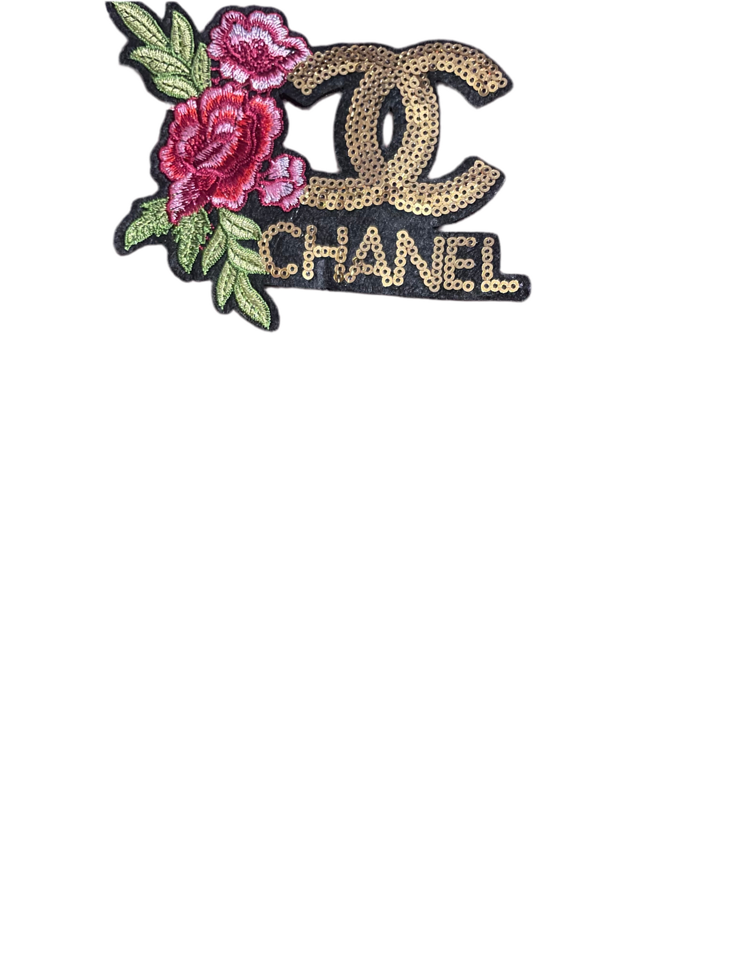 Shiny Cc word with rose