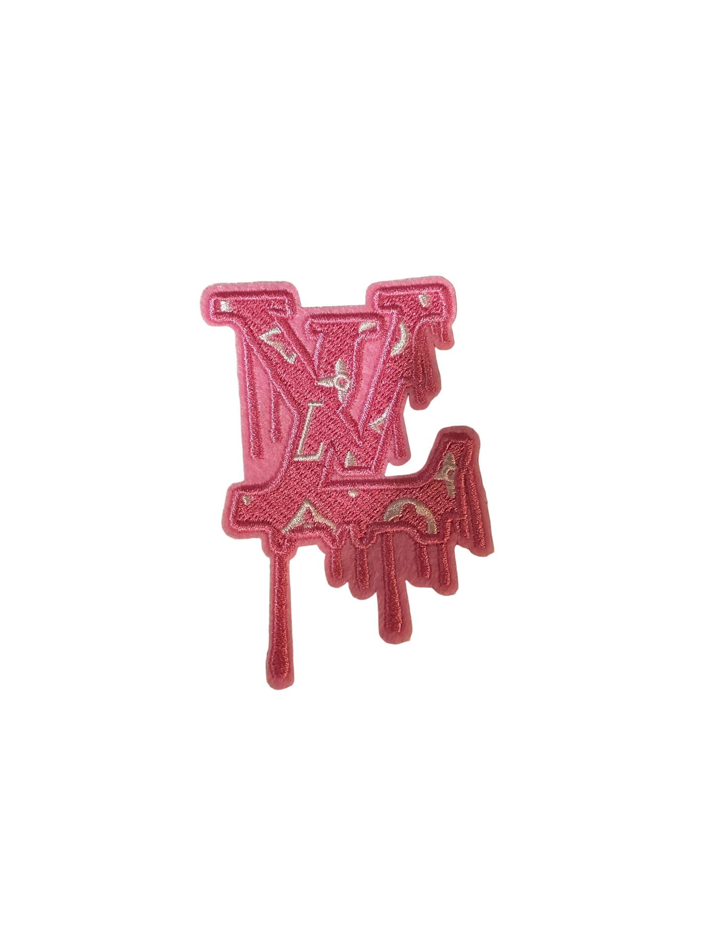 Faux leather shape patches