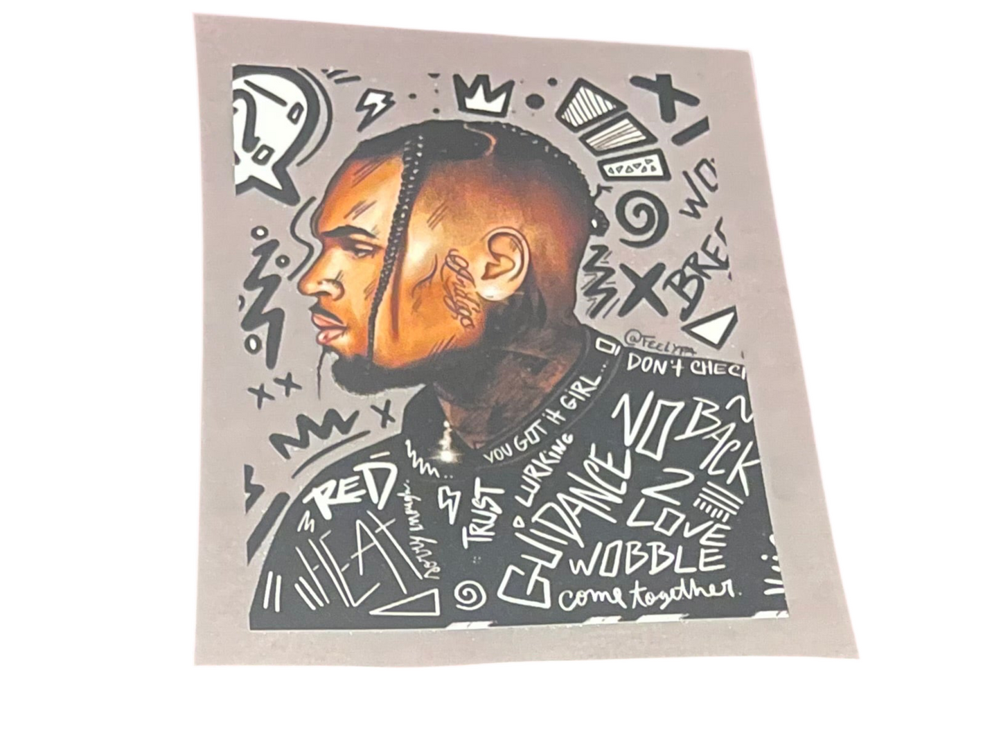 Chris Brown DTF small transfers