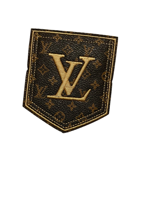 Leather Lv pockets