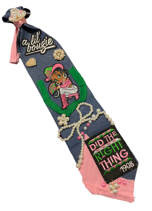 AKA denim junk Tie