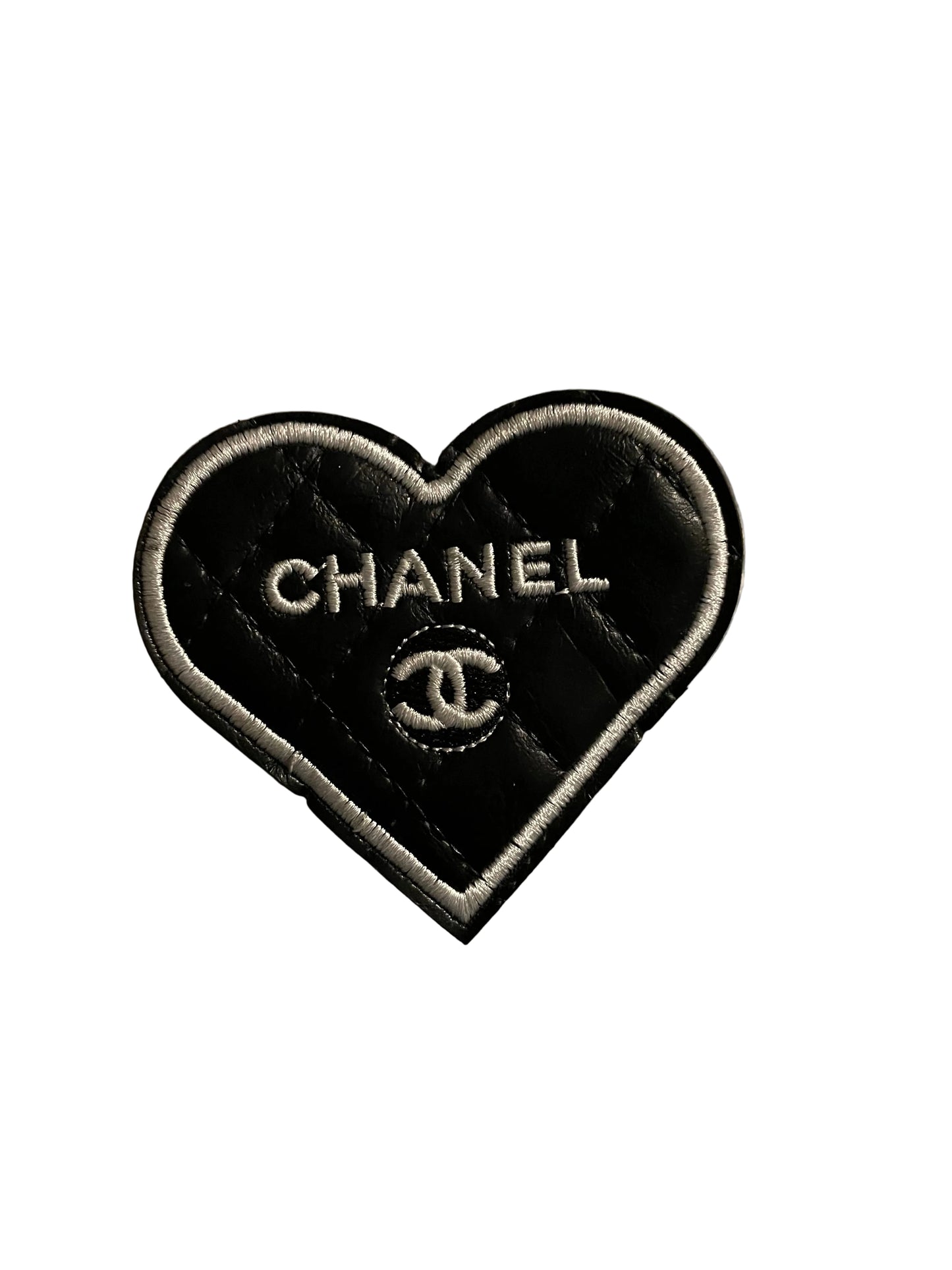Leather heart/bow