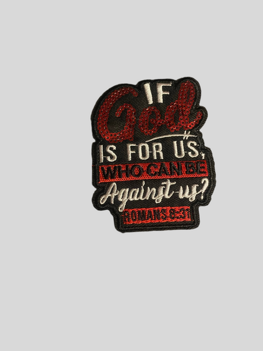 If God is for us small patch