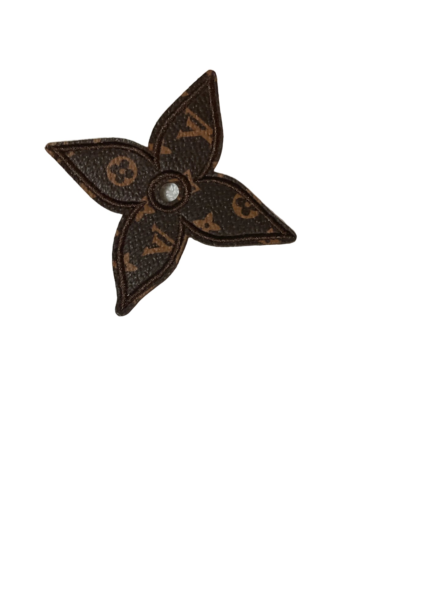 Faux leather shape patches