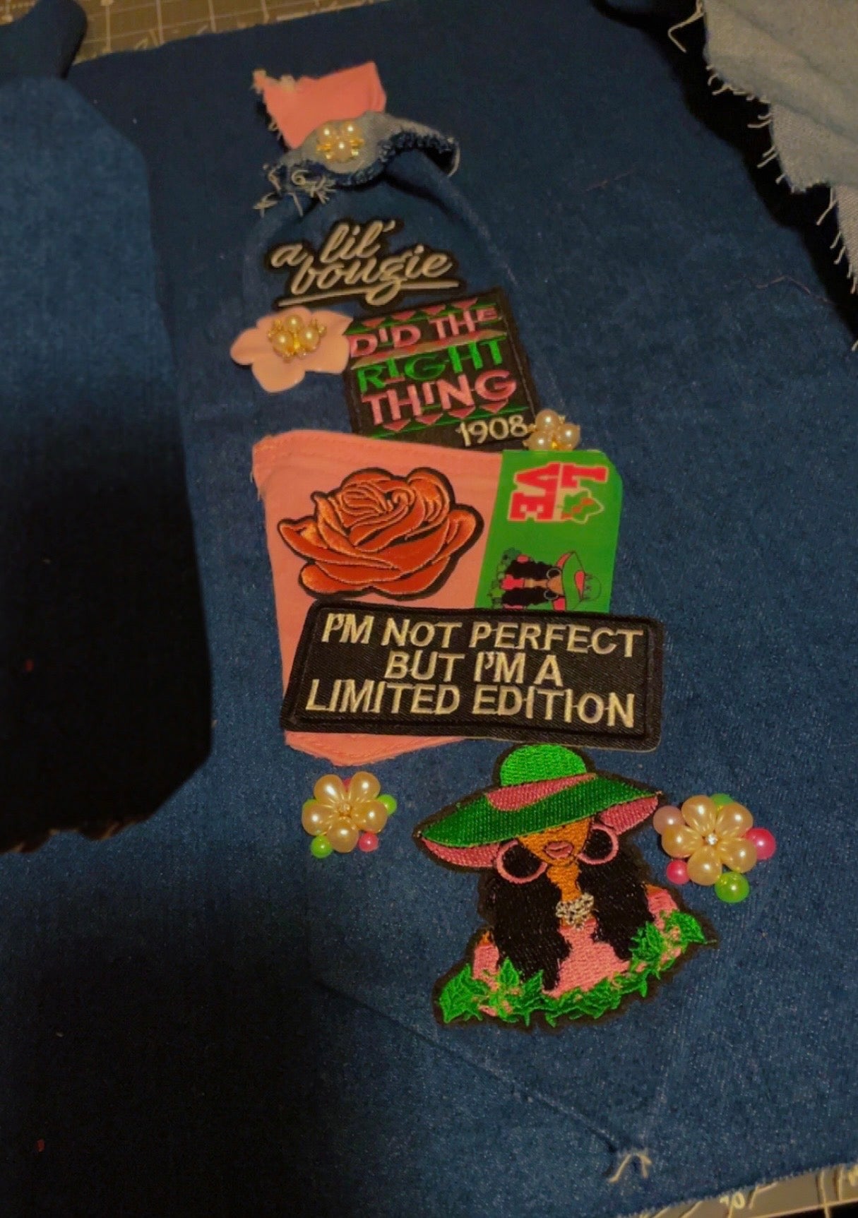 AKA inspired junk tie