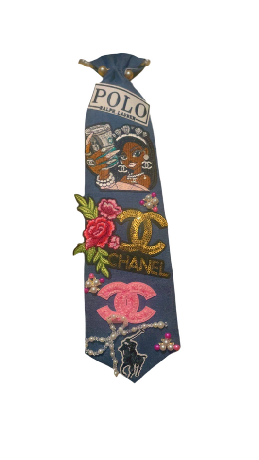 Cc and Polo inspired Junk Tie