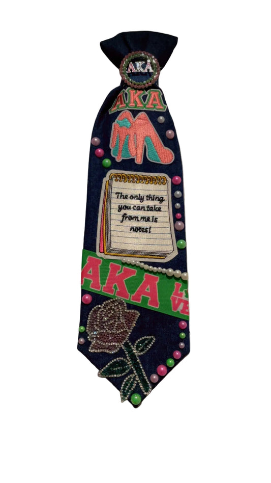 Custom AKA Denim junk tie