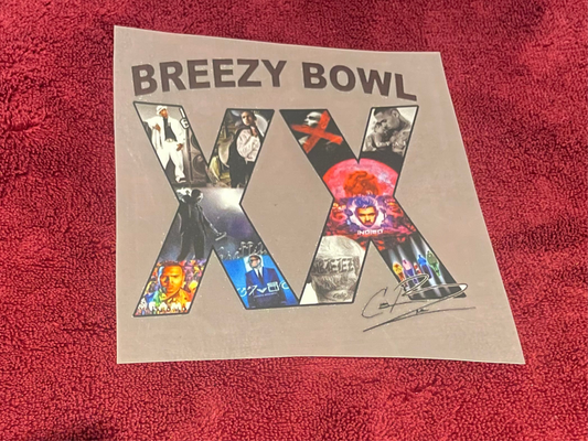 Chris Brown DTF small transfers