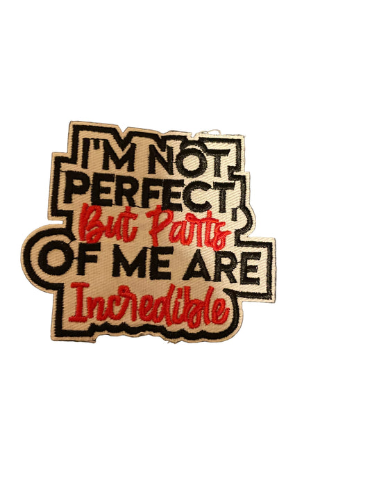 I’m not perfect