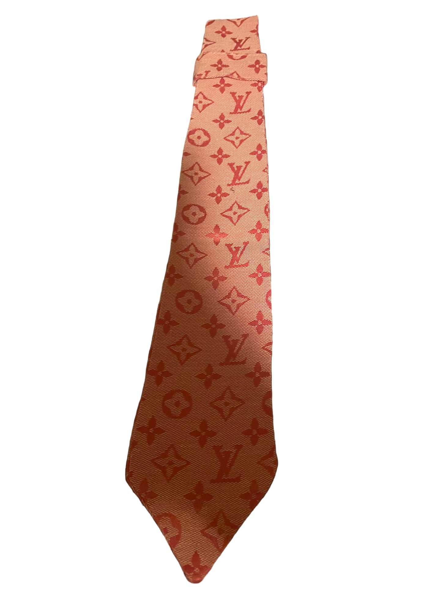 Pink l diamond neck tie