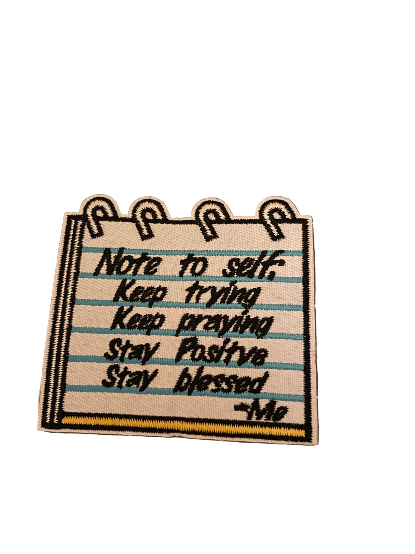 Note to self patch